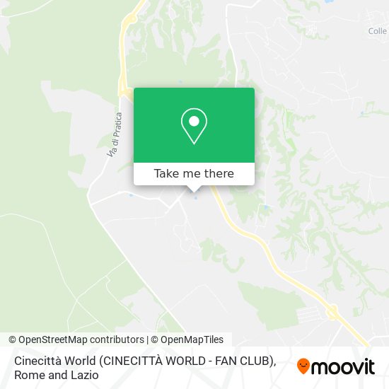 Cinecittà World (CINECITTÀ WORLD - FAN CLUB) map