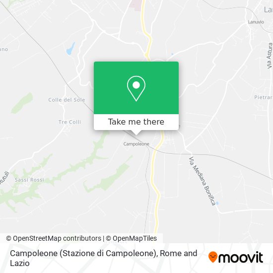 Campoleone (Stazione di Campoleone) map