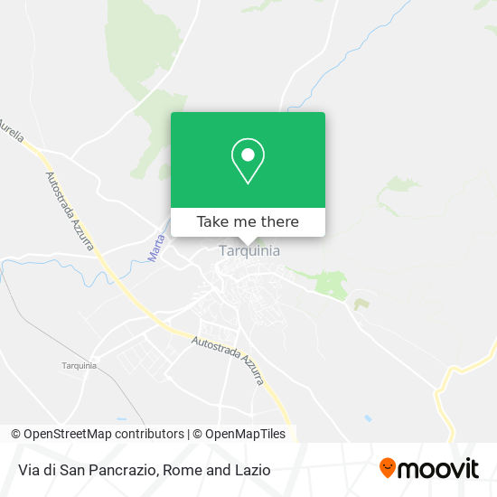 Via di San Pancrazio map