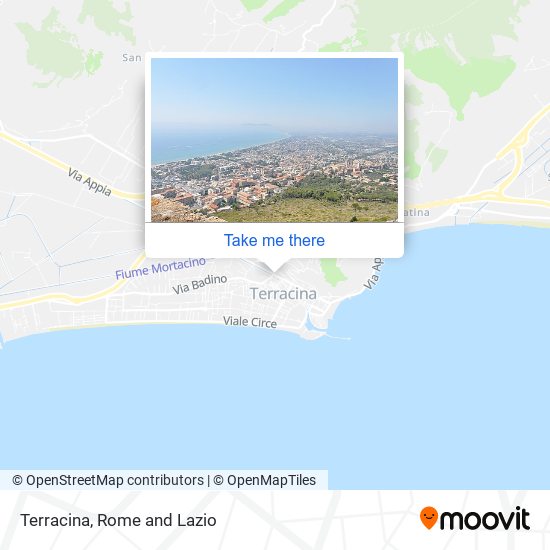 Terracina map