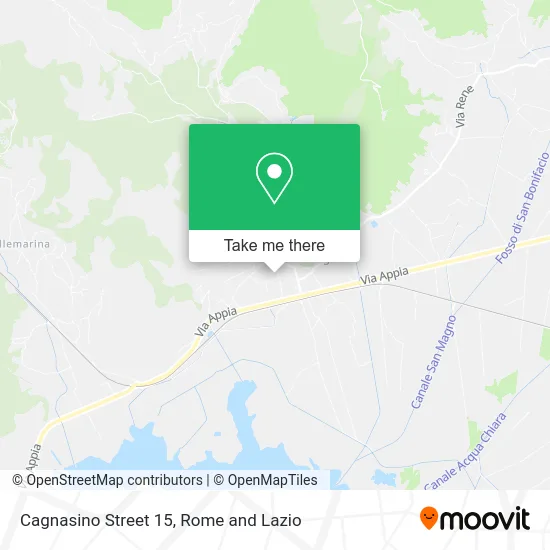 Cagnasino Street 15 map