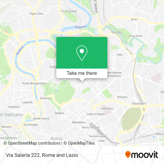 Salaria Street 222 map