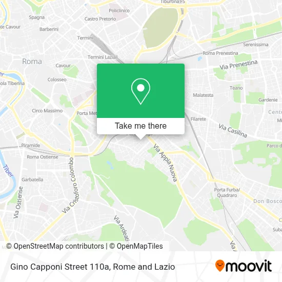 Gino Capponi Street 110a map