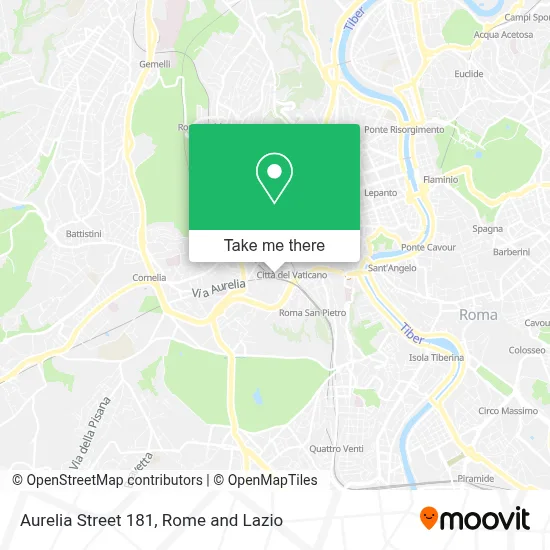 Aurelia Street 181 map