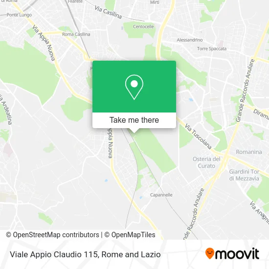 Viale Appio Claudio  115 map