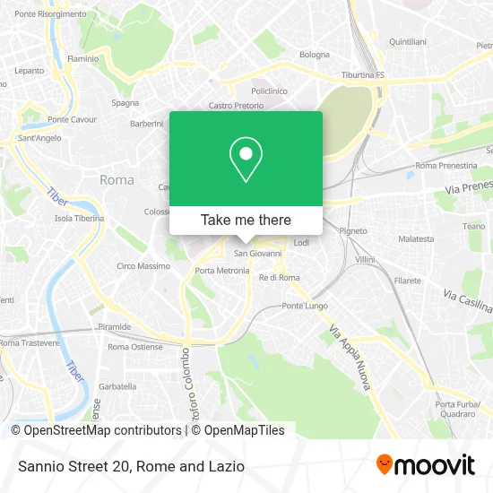 Sannio Street 20 map