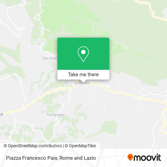 Piazza Francesco Pais map