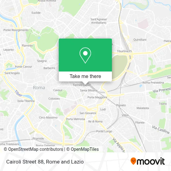 Cairoli Street 88 map
