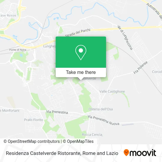 Castelverde Residence Restaurant map