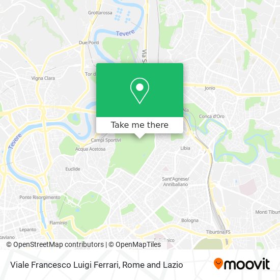Viale Francesco Luigi Ferrari map