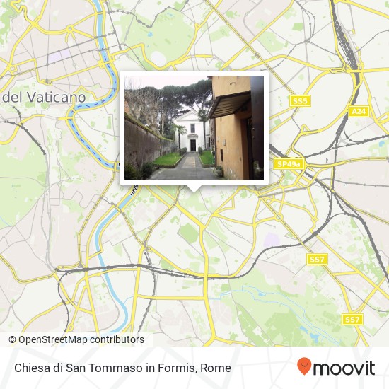 Chiesa di San Tommaso in Formis map