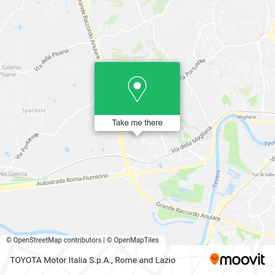 TOYOTA Motor Italia S.p.A. map