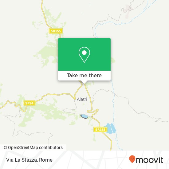 Via La Stazza map