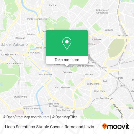 Cavour State Scientific High School map