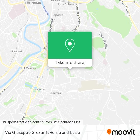 Via Giuseppe Grezar 1 map