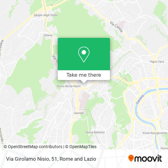 Via Girolamo Nisio, 51 map