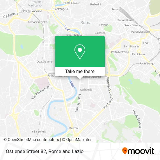 Ostiense Street 82 map