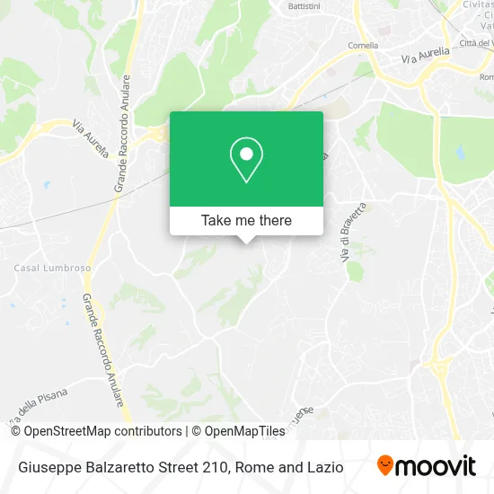 Giuseppe Balzaretto Street 210 map