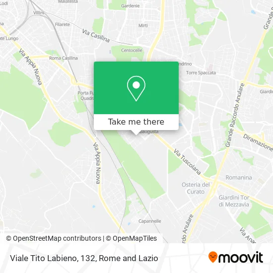 Tito Labieno Avenue, 132 map