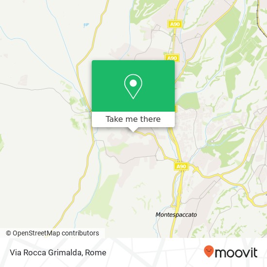 Via Rocca Grimalda map