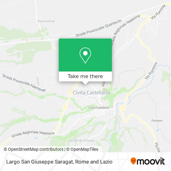 Largo San Giuseppe Saragat map
