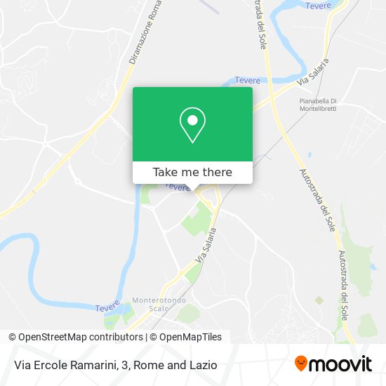 Via Ercole Ramarini, 3 map
