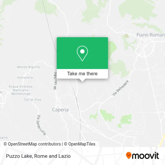 Puzzo Lake map