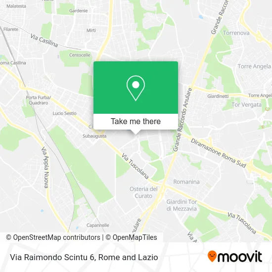 Raimondo Scintu Street 6 map