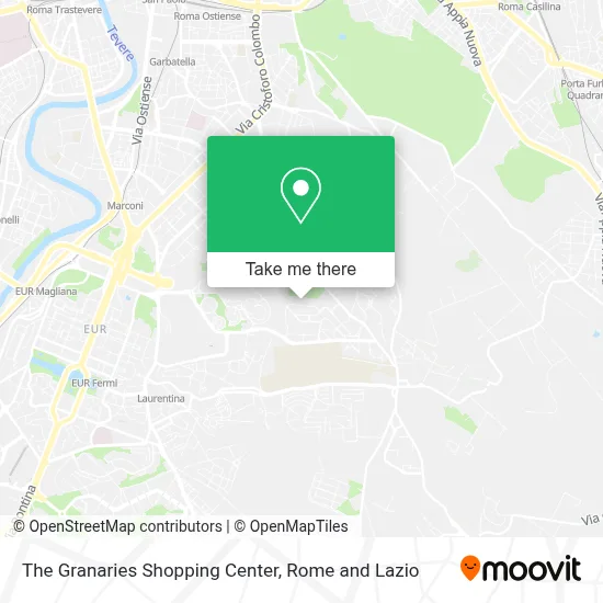 The Granaries Shopping Center map
