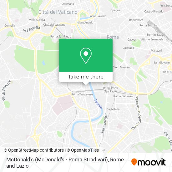 McDonald's (McDonald's - Roma Stradivari) map