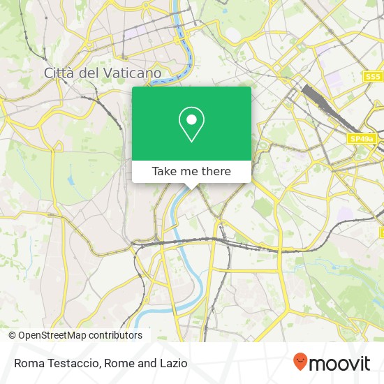 Roma Testaccio map