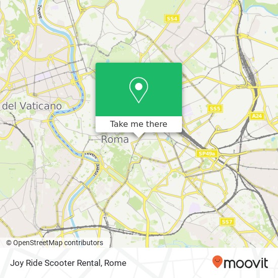 Joy Ride Scooter Rental map