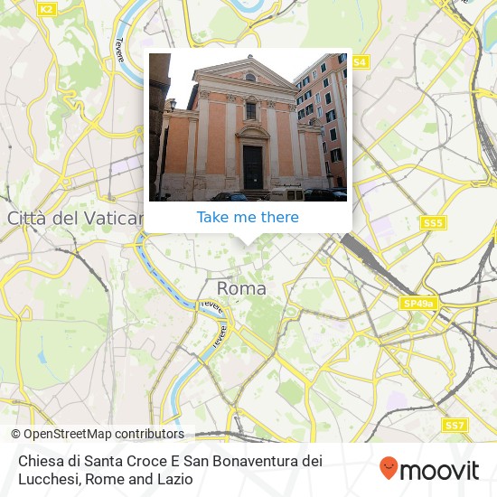 Chiesa di Santa Croce E San Bonaventura dei Lucchesi map