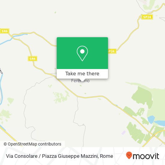 Via Consolare / Piazza Giuseppe Mazzini map