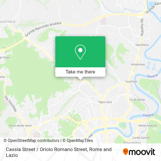 Cassia Street / Oriolo Romano Street map