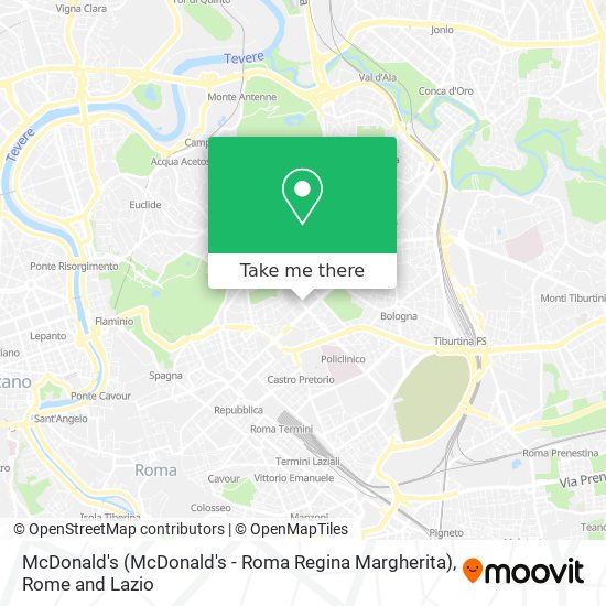 McDonald's (McDonald's - Roma Regina Margherita) map