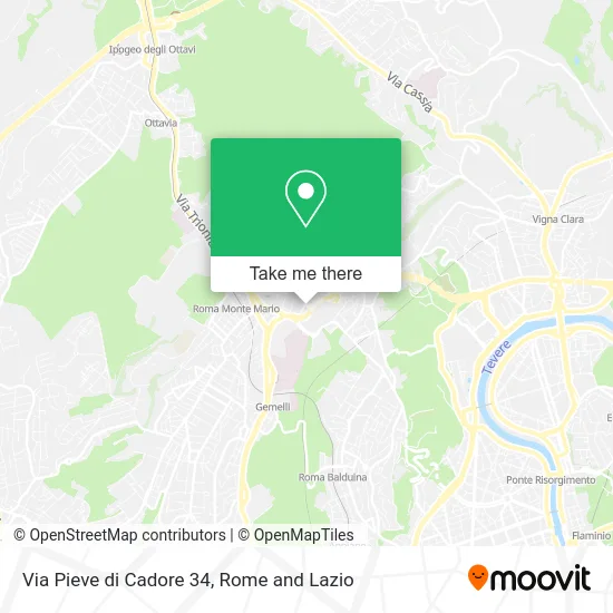 34 Pieve di Cadore Street map