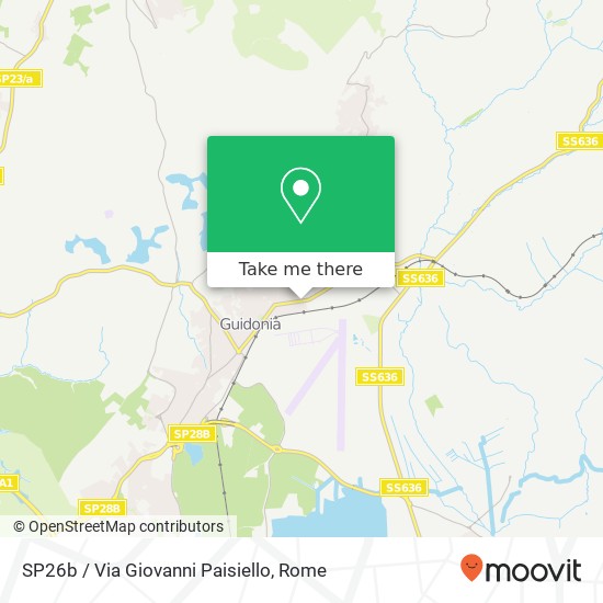 SP26b / Via Giovanni Paisiello map