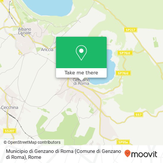 Municipio di Genzano di Roma map