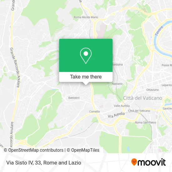 Sixtus IV Street, 33 map