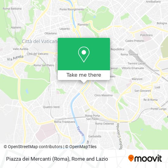 Piazza dei Mercanti (Roma) map