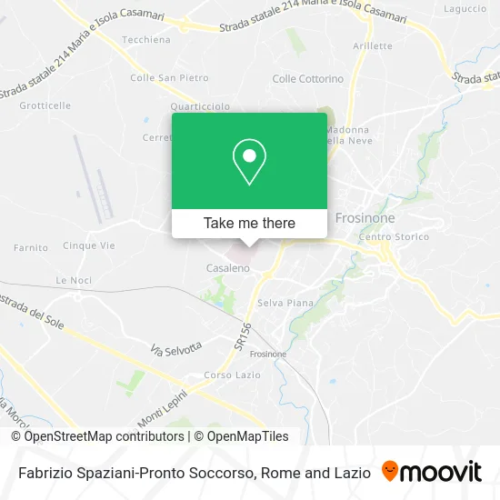 Fabrizio Spaziani Emergency Room map