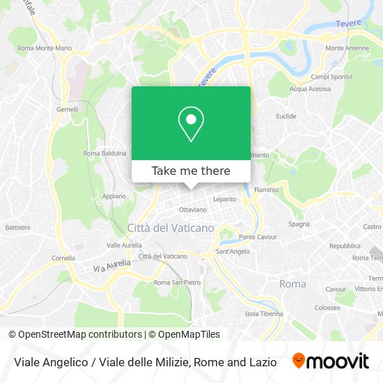 Viale Angelico / Viale delle Milizie map