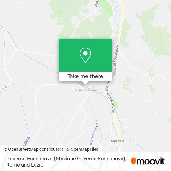 Priverno Fossanova (Stazione Priverno Fossanova) map