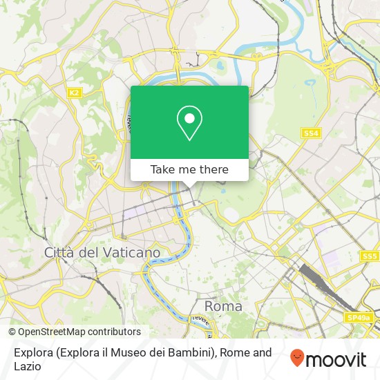 Explora (Explora il Museo dei Bambini) map