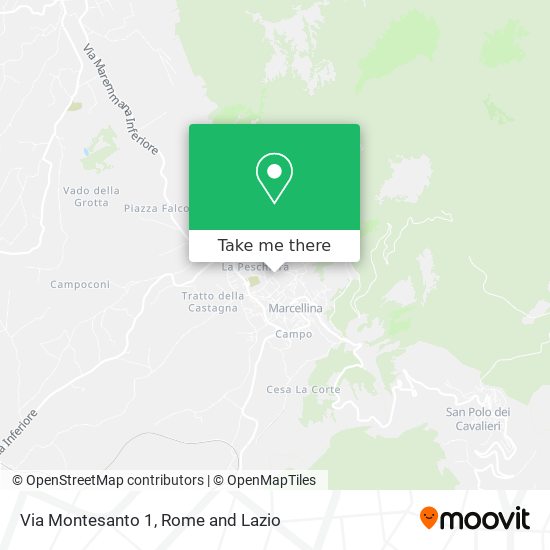 Via Montesanto 1 map