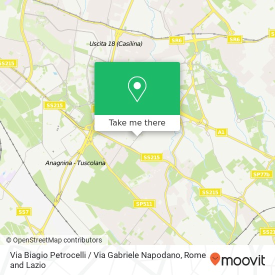 Via Biagio Petrocelli / Via Gabriele Napodano map