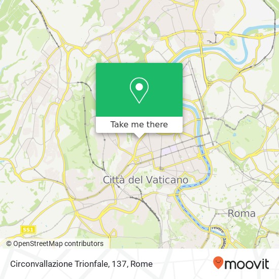 Circonvallazione Trionfale, 137 map