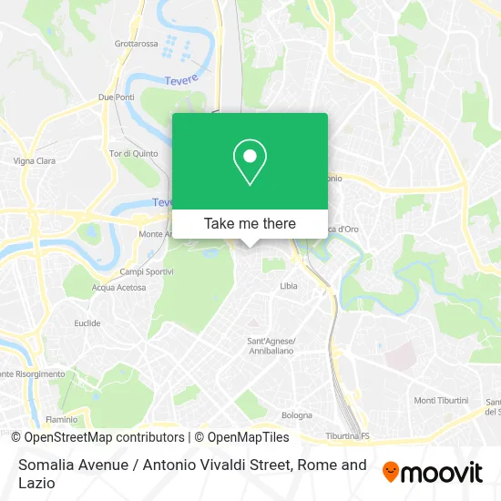 Somalia Avenue / Antonio Vivaldi Street map