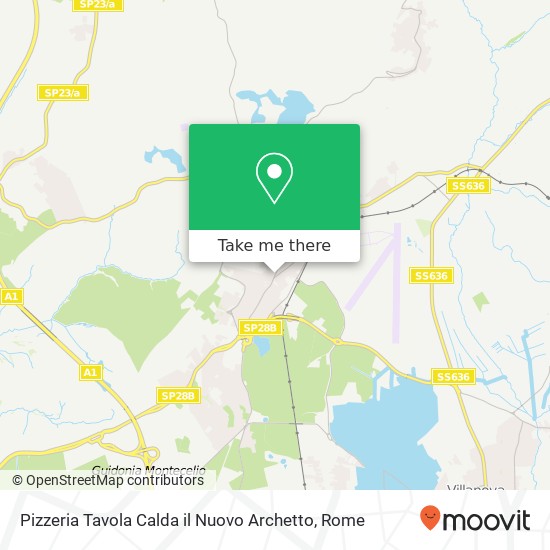 Pizzeria Tavola Calda il Nuovo Archetto map